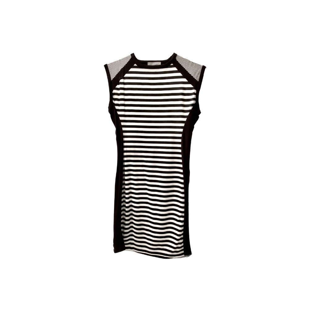 Stretchy Dress Black and White